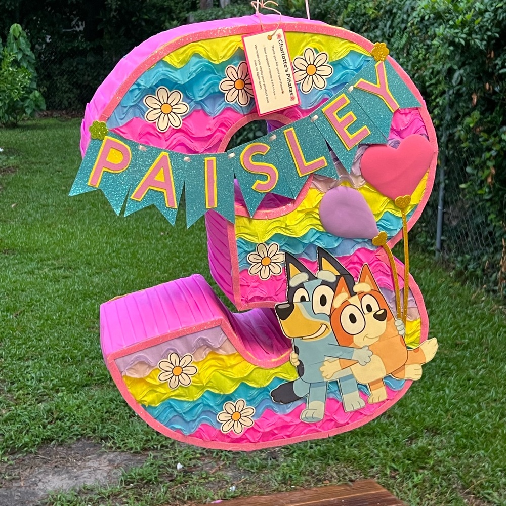 Colorful Number 3 Party Decoration - Picture 2 of 4